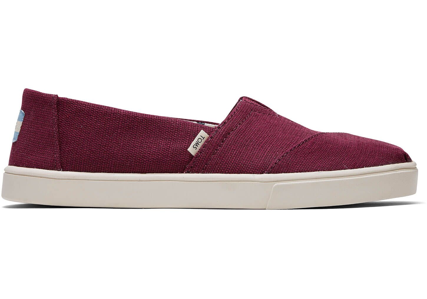 Toms Venice Heritage Canvas Cupsole - Womens Alpargata Espadrilles - Burgundy - NZ - 792368CPW